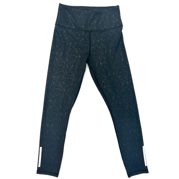 Zyia Light and Tight Black Reflective Stripes Leggings - Picture 4 of 9